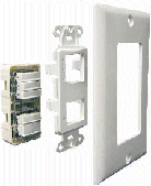 Switch Base Assembly - Removable Face Plate - Wall Plate